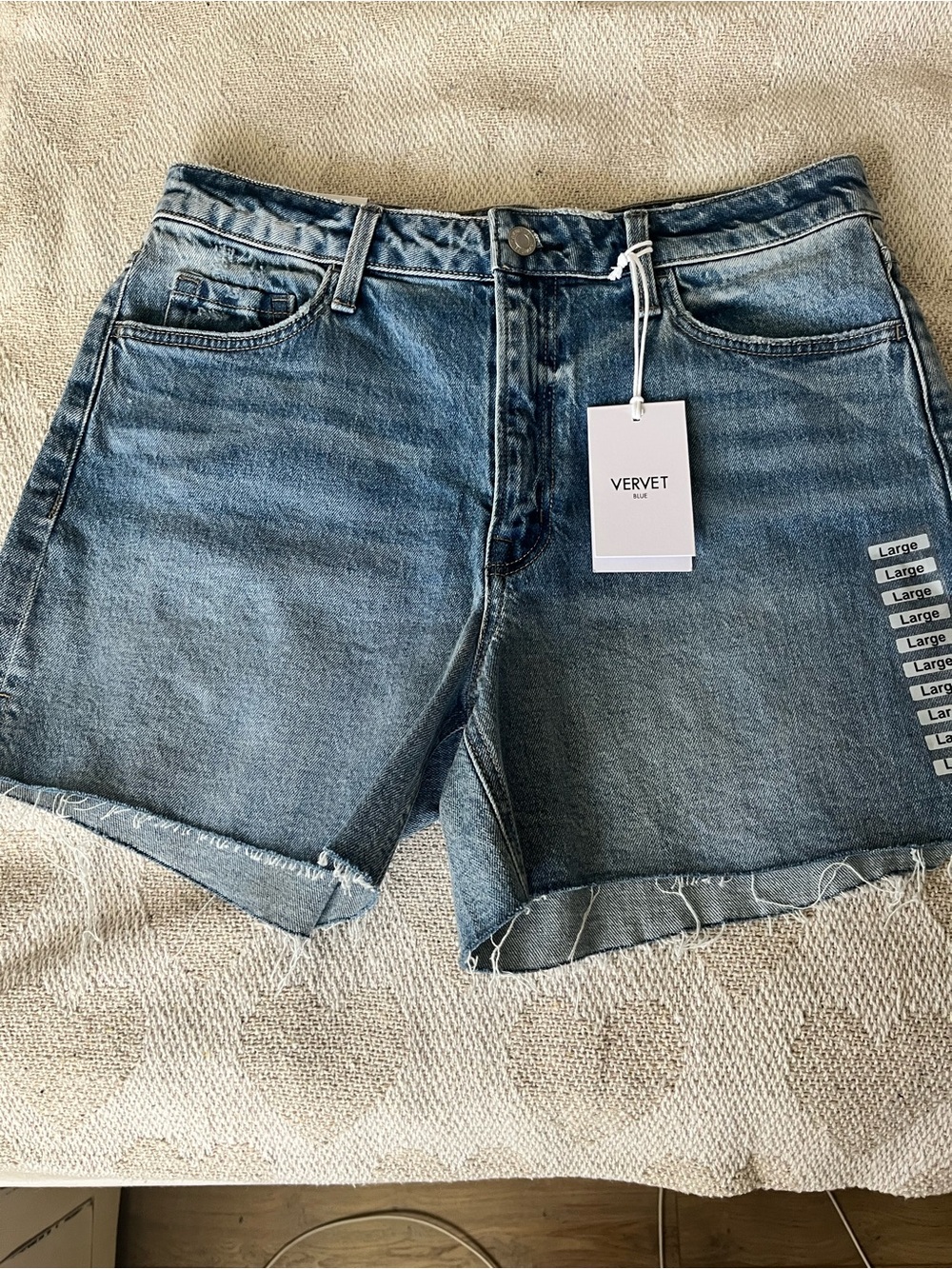 Vervet high rise jean short *NWT